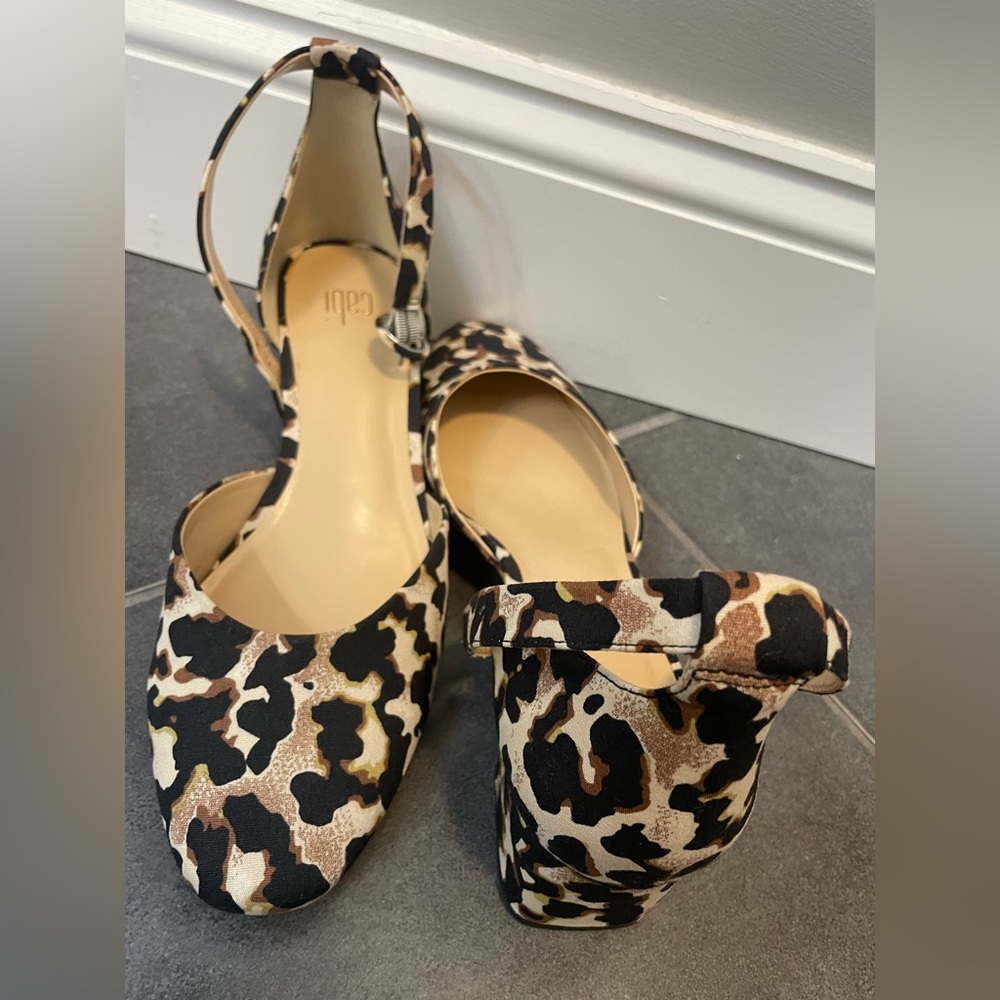 Cabi Leopard Low Heel - Size 9 - Never Worn